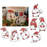 VORFREUDE Türchen Stickserie - ITH Stecker Winter Gnomes